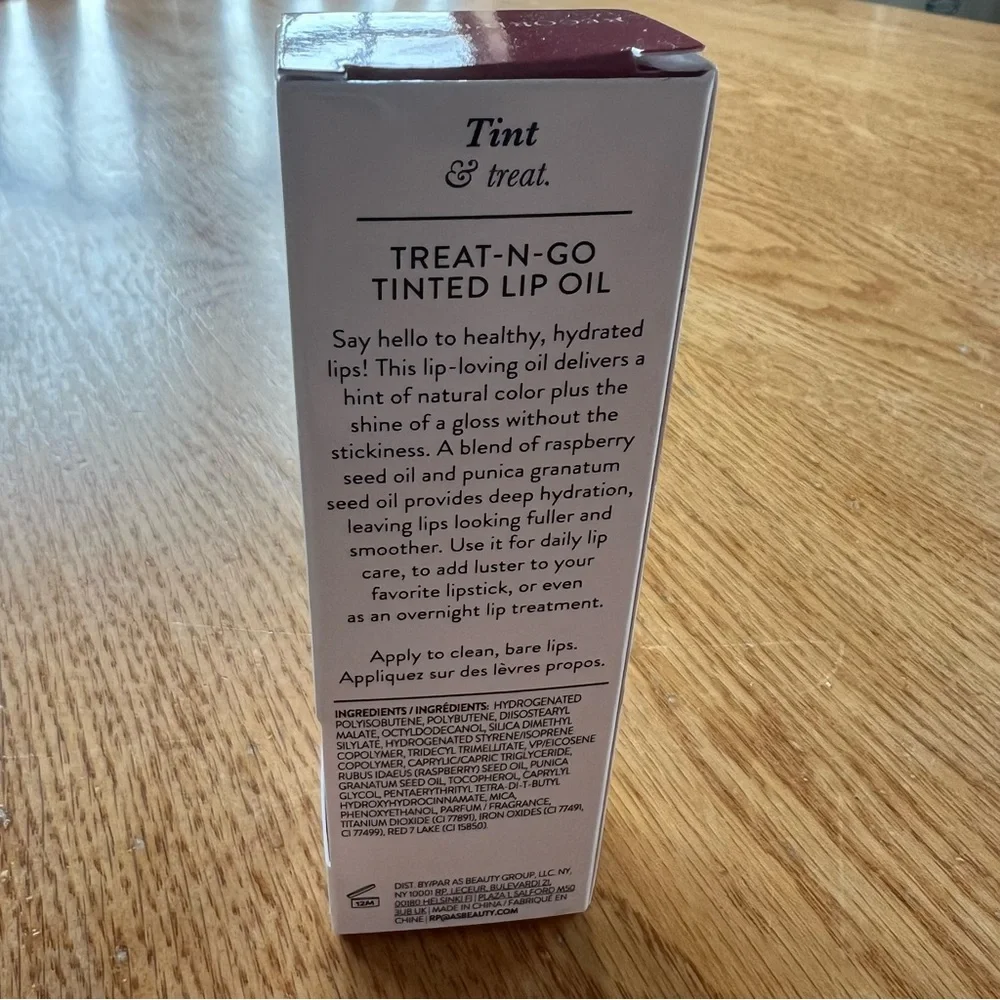 Laura Geller TREAT-N-GO Tinted Lip Oil - Record Breaker- 13oz / 3.8ml New in box